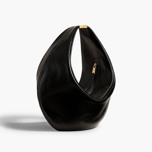 KHAITE Olivia Black Leather Handbag